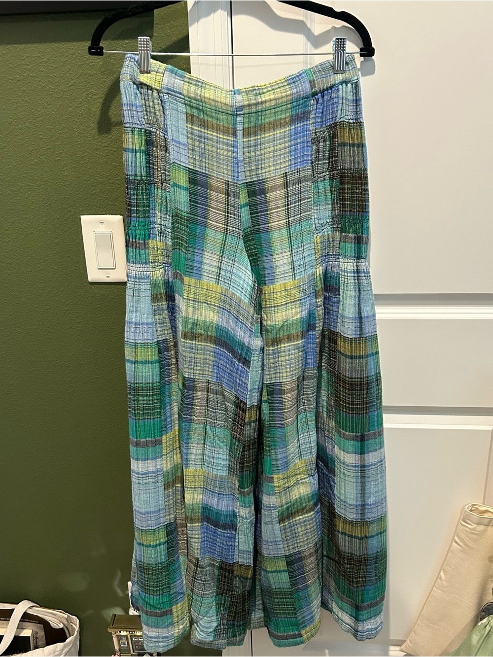 Free People Swept Off Madras Pants